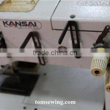 reconditioned used 1412 coverstitch interlock white color kansai special industrial sewing machine