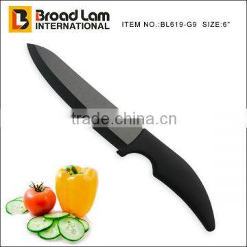 6'' black ceramic knife(G-handle)