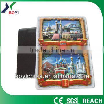 High quality customized soft PVC 3d fridge magnet china manufacturer