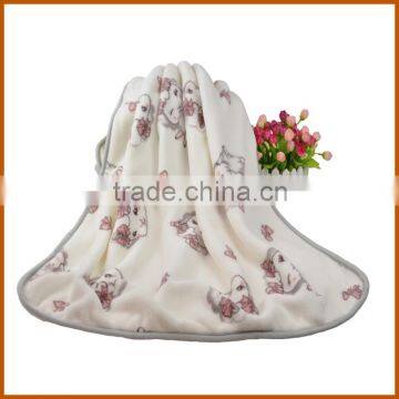 Hot Sales Chinese Printed Knitted Baby Blanket photo-6