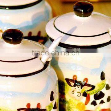 ceramic sugar pot,ceramic salt pot,ceramic cow pots