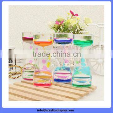 Newly top sell acrylic toy hourglass