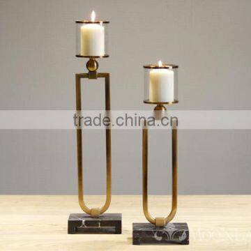 New design bronze color metal candle holders, iron candle holder                        
                                                Quality Choice