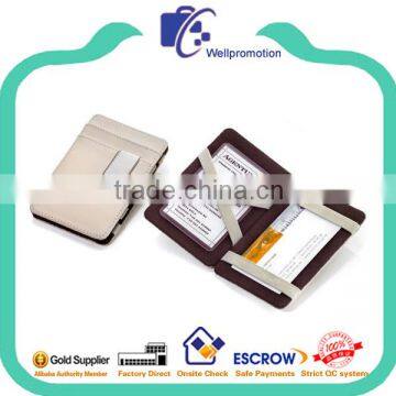 Foldable Elastic Polyester Black Magic Wallet With Elastic photo-2