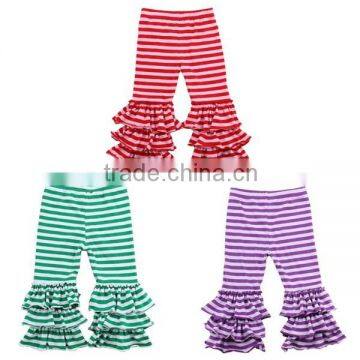 Wholesale 2016 Baby Girls Icing Legging Kids Ruffle Long Pant Bella Triple Ruffle Leggings Kids Girls Legging