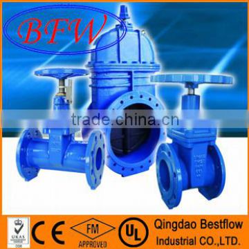 DIN3352 F4/F5 /EN 1171 Non-rising Stem Resilient Seated Gate Valve with Flanged