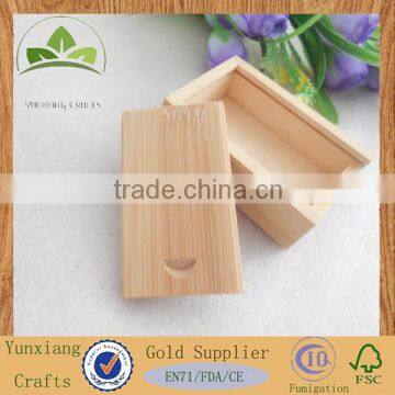 Bamboo oil bottles box Small wooden case Wooden gifts box