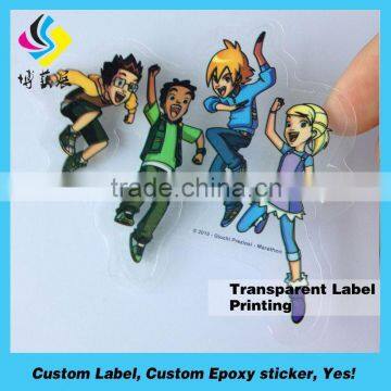 Pure-easy supply high quality see through vinyl stickers