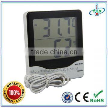 Hot Selling Indoor Humidity Monitor With Temperature Display And Clock