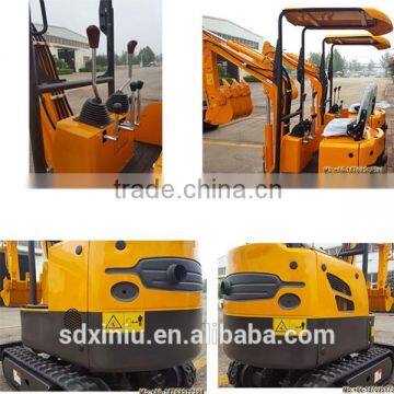 China Hot Sale New Used Mini Excavator 0.8 Ton Farm Garden Excavator With Backhoe photo-3