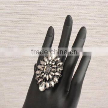 Nice Design Crystal Rhinestone Rings Wholesale, Stretch Rings With Fashion Stretch photo-4