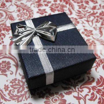 cardboard folding paper box for gift and packaging with Ribbon