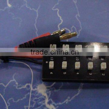 Hot sale 3.7V 1.25 pitch and PH connector two ways battery charge board for um 1s battery