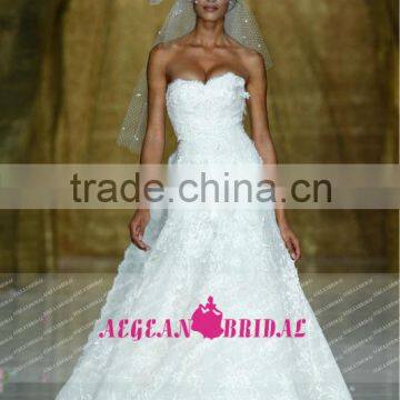 R13622 2013 Barcelona summer imported saudi arabian wedding dresses