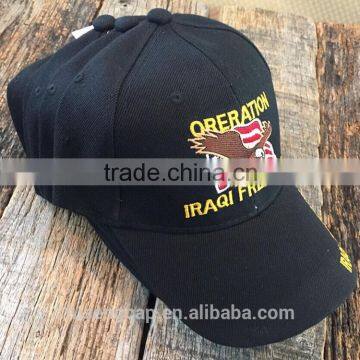 Basic 6 Panels Brush 100% Cotton Baseball Cap photo-3