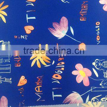 shaoxing textile transfer printing friendly shirt fabric