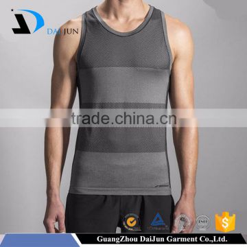 Guangzhou Daijun OEM grey cotton dry fit men blank running singlet