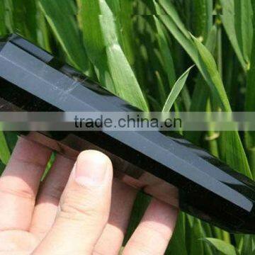 Natural good quality obsidian stone wand healing point