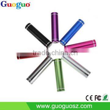 2016 New Design Promotion Gift Mini Protable 2600mah Power Bank