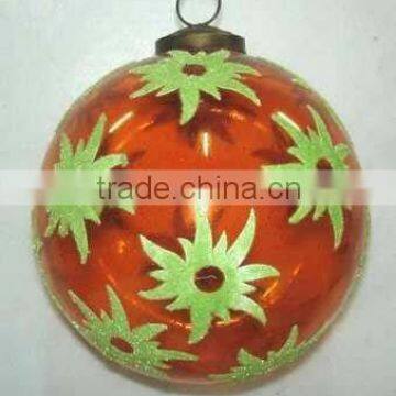 Christmas Glass Hanging Decoration Ornaments