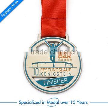 Customied high quality 10K running souvenir medal