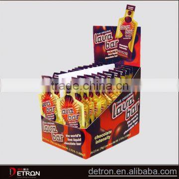 Cheap customized cardboard snack display stand