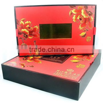 Factory Handmade Luxury Moon Cake Gift Paper Box, rigid paper box, factory price paper box