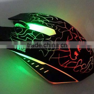 Lighting 7 Colour 6 buttons gaming mouse