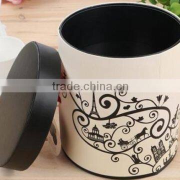 Unique Cylinder Black Health Coffee Tea Food Packaging Box photo-3