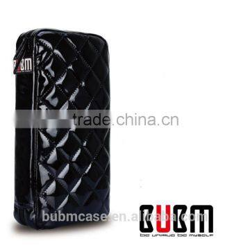 Black 64 Capacity PU Leather Cover DVD Case CD Holder personalized cd case multi disc dvd cases
