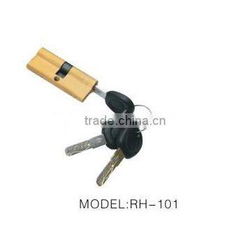 euro profile brass lock cylinder