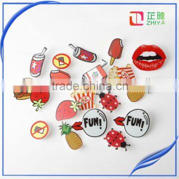 2016 the new style!!cartoon brooches cute brooches acryl brooch