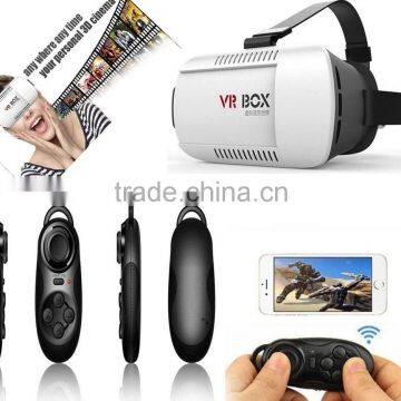 Oem 3D Video Formats VR 3D Galsses , VR 3d Box 2.0 Glasses for Short Sight Headset Virtual Reality With Bluetooth Control photo-2