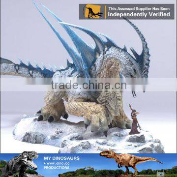 MY Dino-C098 City plaza decorative fiberglass dragon models