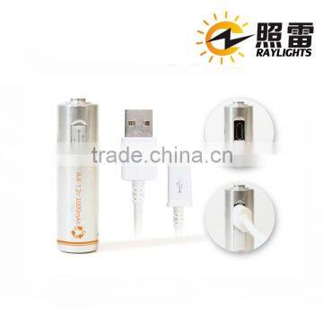 Eco-Frindly Micro USB battery manufacturer usb battery pack 3aaa battery with high quality