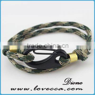 Good Price Wholesale Nylon Anchor Paracord Bracelet With Lobster Clasp photo-2