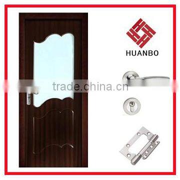 Latest design pvc wood doors , wooden doors W71