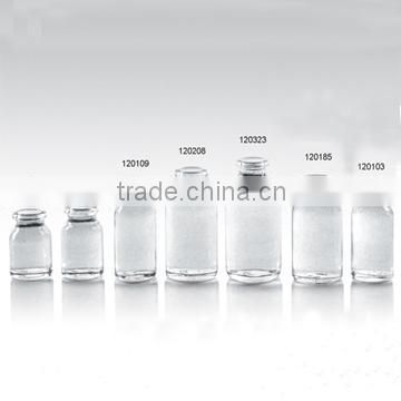 Clear Moulded Injection glass vial for Antibiotics