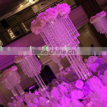 hot sale cystal flower stand for wedding table decration or event centerpieces