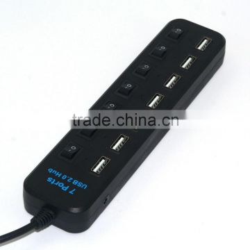 Hot sales!! USB3.1 Type-C to USB 2.0 7-Port Hub Adapter For Mac Air 121