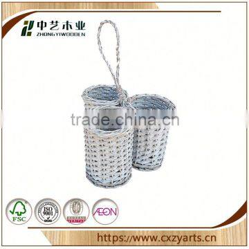 2016 new design china factory bulk laundry wicker basket no handles