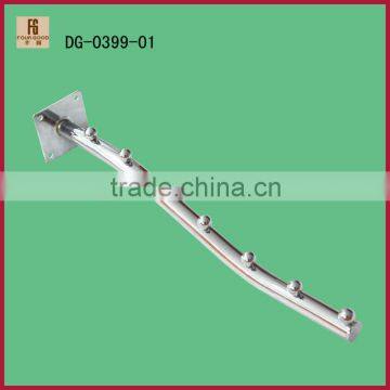 10 balls chrome plating shop fitting and clothes display hook