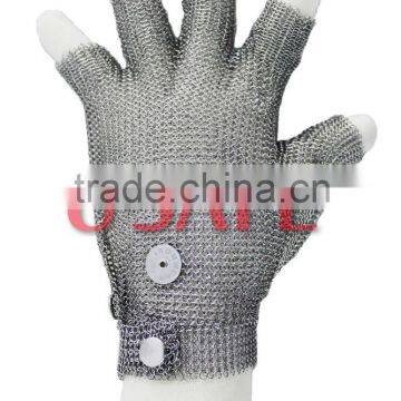 U Safe 1042 Fingerless fashion metal mesh gloves
