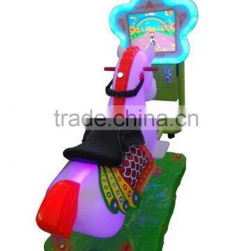 3D Kiddie rides on horse indoor coin operated kids game machine