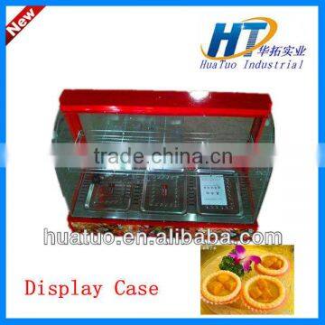 Best hot food glass display warmer,display showcase CY-97