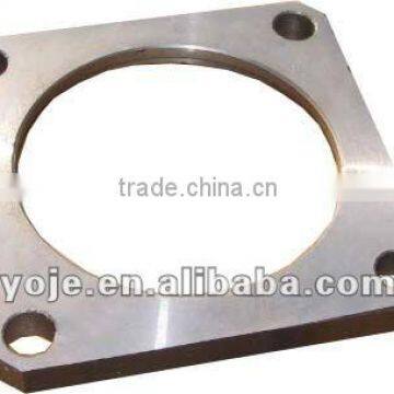 Square flange for emergency valve