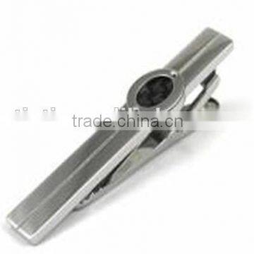 High quality custom multicolor mens steel tie clip