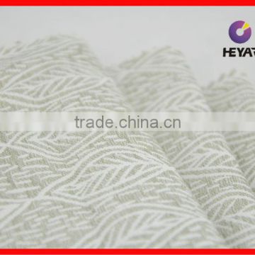 leaf patterned jacquard chair fabric