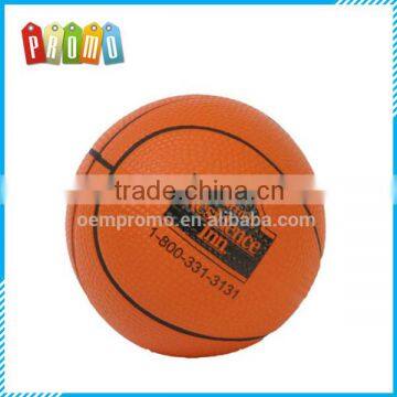 Basketball PU stress ball,stress toy