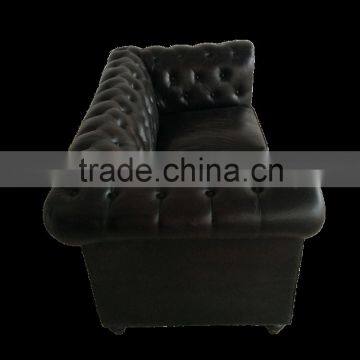 Chesterfield Sofa ,chesterfields 2 Seater Black Color Sofa photo-2